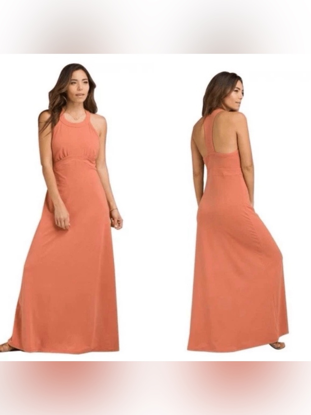 PRANA BLACK  CALEXICO MAXI DRESS SMALL